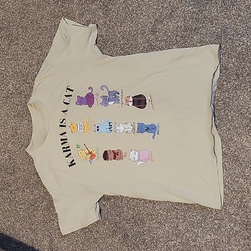 Karma is a cat t-shirt